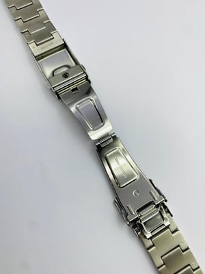 Image of Rare seiko heavy duty solid stainless steel gents watch strap,straight lugs,22mm, genuine,(GN-04)