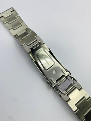 Image of Rare seiko heavy duty solid stainless steel gents watch strap,straight lugs,22mm, genuine,(GN-04)