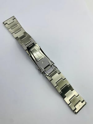 Image of Rare seiko heavy duty solid stainless steel gents watch strap,straight lugs,22mm, genuine,(GN-04)
