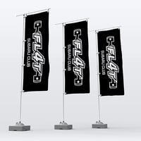 Image 1 of FL4T Club Nobori Flag