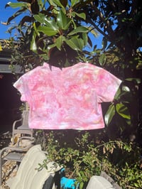 Image 2 of Peach scrunch girls cropped size 4
