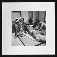 Image 2 of The tattooer Horigorō II, c. 1955, Tokyo - Gelatin silver print.