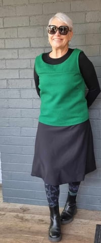 Image 1 of KylieJane Emma vest -fresh green wool