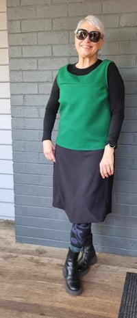Image 2 of KylieJane Emma vest -fresh green wool