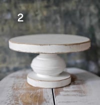 Cake stand  2 white