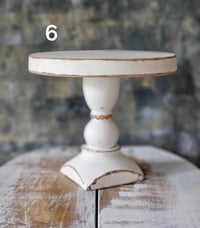 Cake stand   6  white