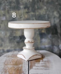 Cake stand   8  white 