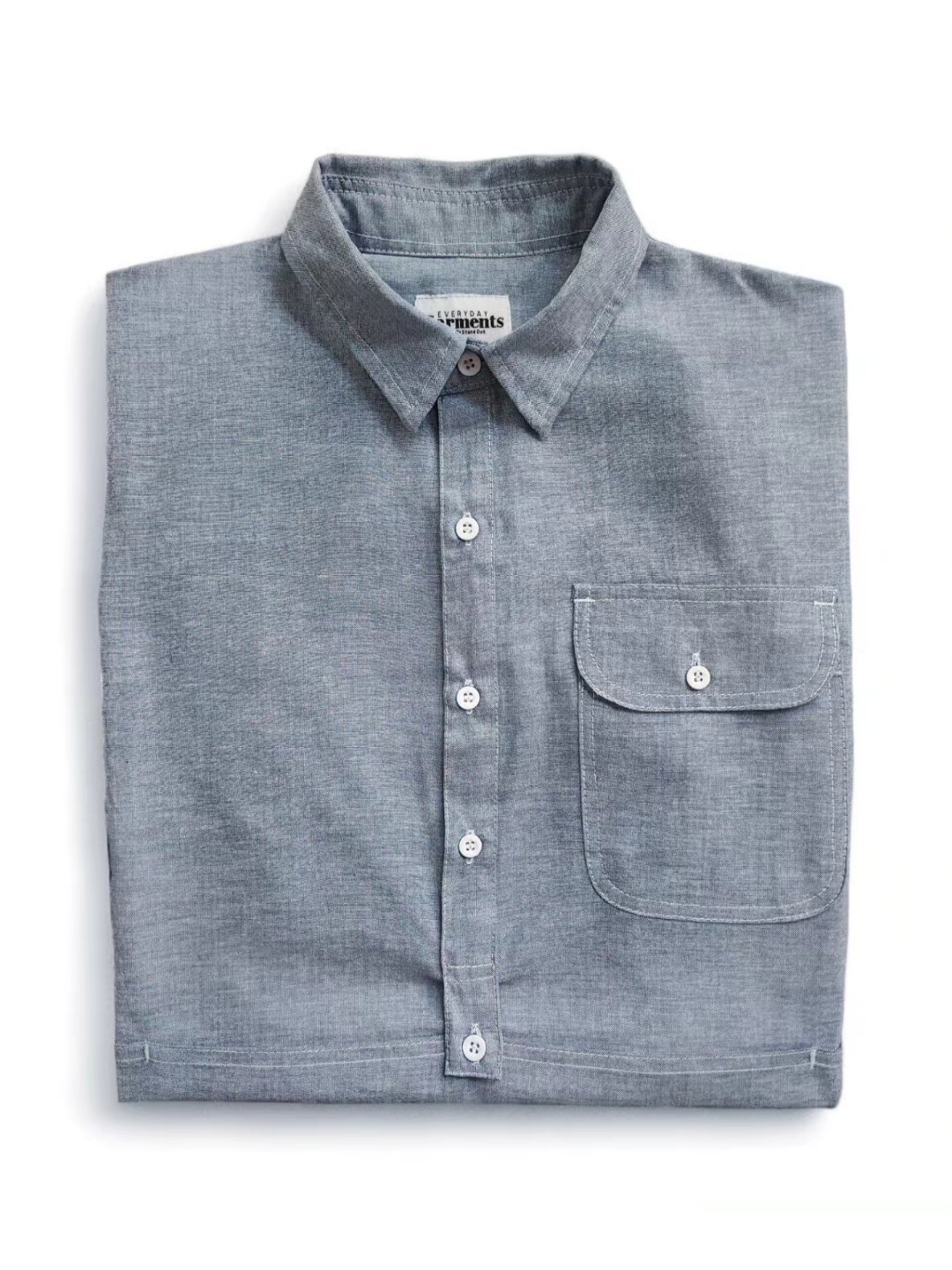 Image of Chambray "Joey" shirtsleeve overshirt 