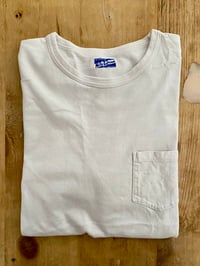 Image 1 of THE REAL MCCOY'S POCKET TEE ICE-WHITE