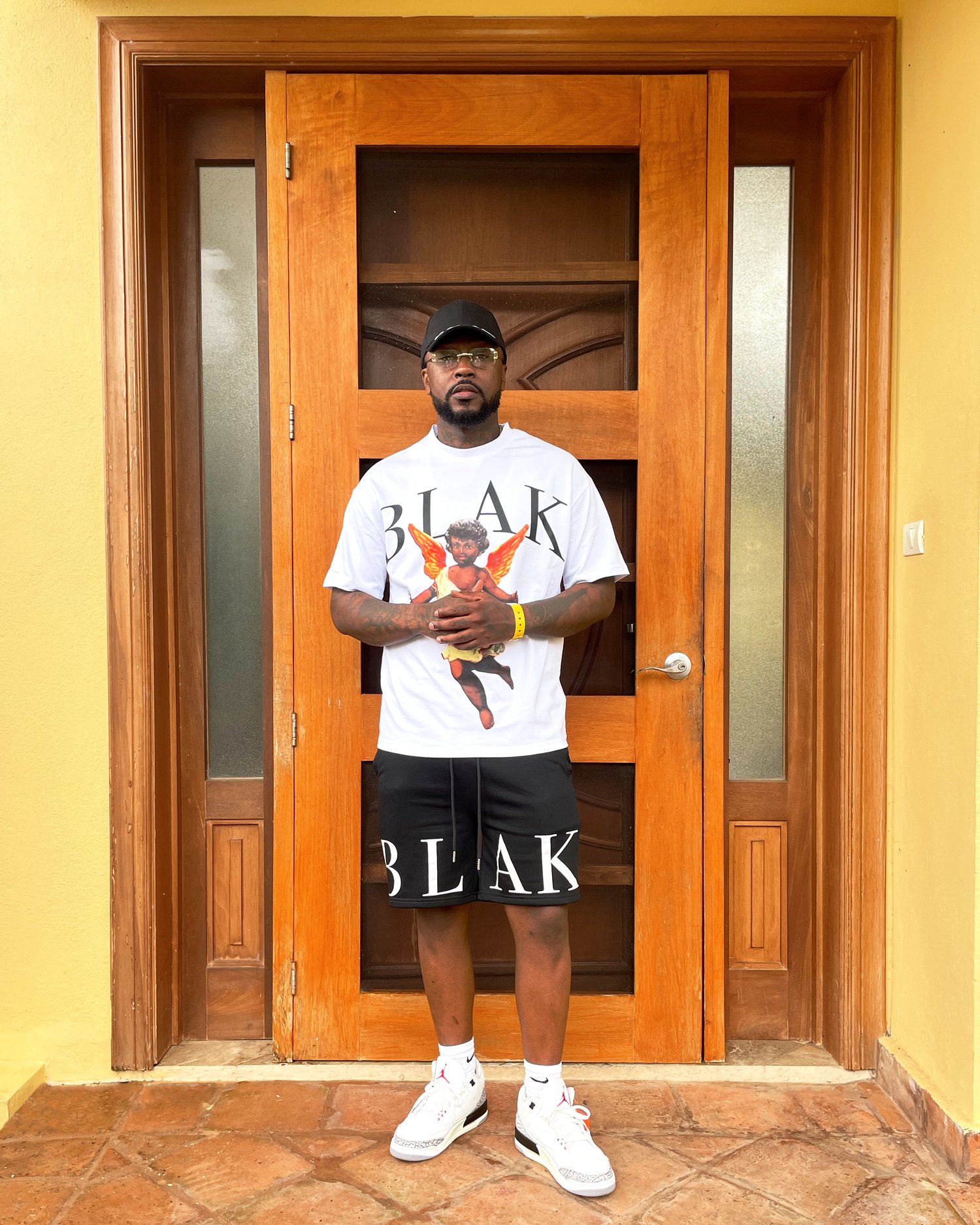 Image of BLAK Angel Shirt in White