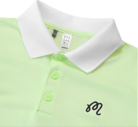 Image 3 of MALBON X ADIDAS YOUTH STRIPED POLO SHIRT (BOYS) [2024]