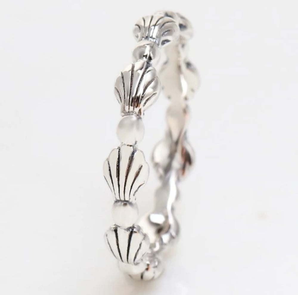 Image of 925 Silver Shell ring