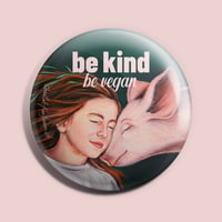 Image 1 of Be kind | Button