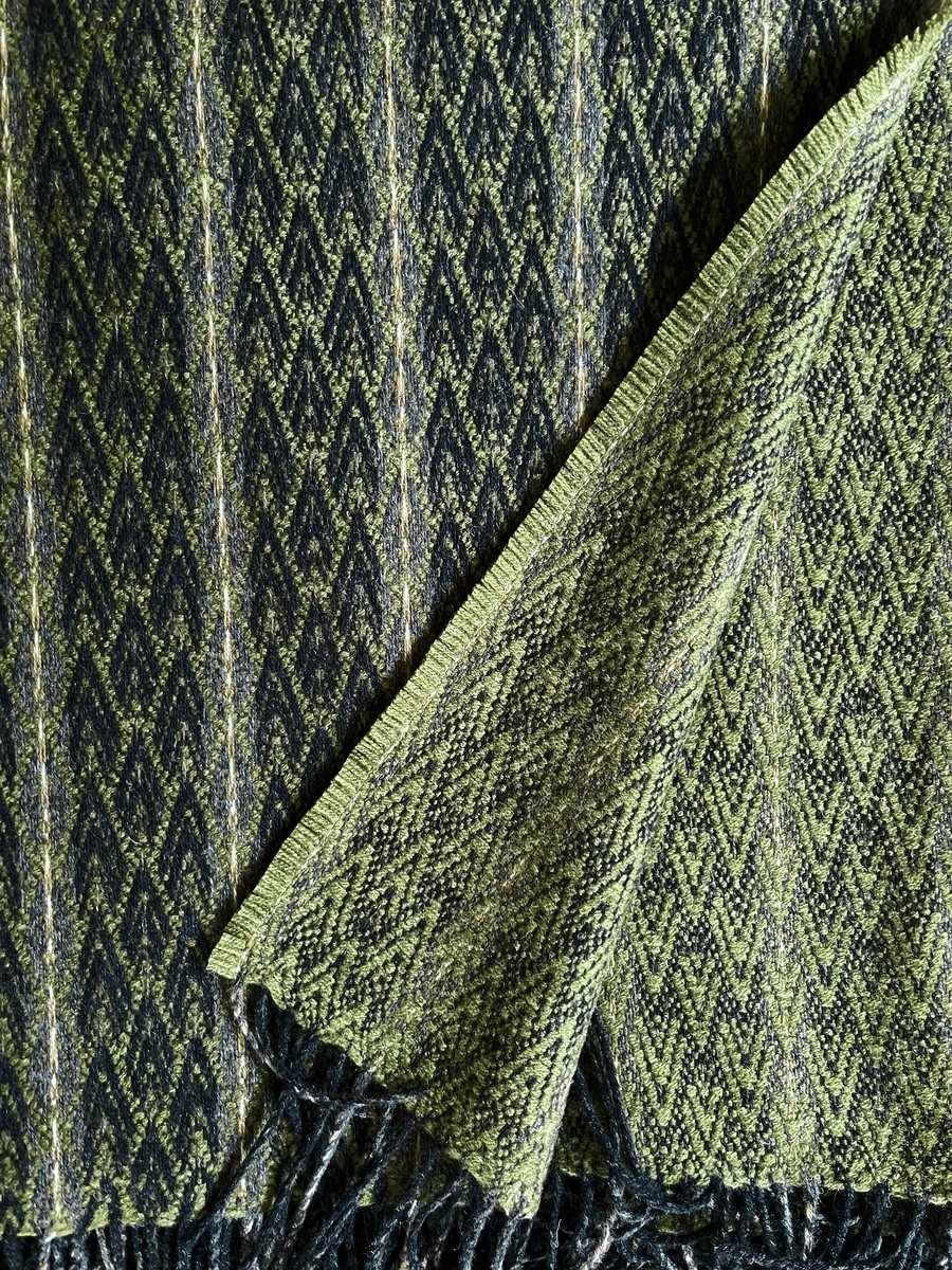 Image of Moss 'Borgund' design Blanket