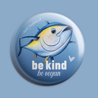 Image 1 of Be kind | Fish | Button