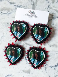 Image 1 of Eddie Earrings (Dangly or Fingernail Posts)