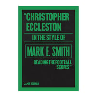 Image 1 of Christopher Eccleston in the style of Mark E. Smith reading the Football Scores