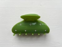 Image 1 of Lucy Green Rhinestone Hair Claw