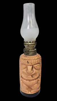 Image 1 of Vintage Florida Ceramic Souvenir Tiki Oil Lamp FREE SHIPPING 