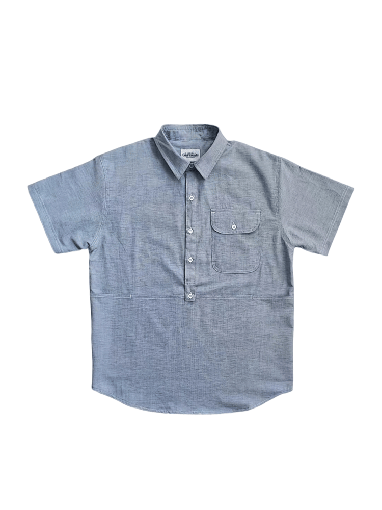 Image of Chambray "Joey" shirtsleeve overshirt 