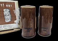 Image 2 of Vintage Hawaii Kai Salt & Pepper Shakers FREE SHIPPING 