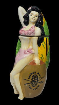 Image 1 of Trader Vic's Las Vegas XL Lidded Mug FREE SHIPPING 