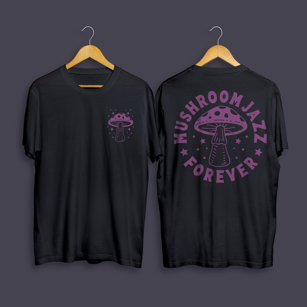 Mushroom Jazz Retro Unisex garment-dyed heavyweight t-shirt