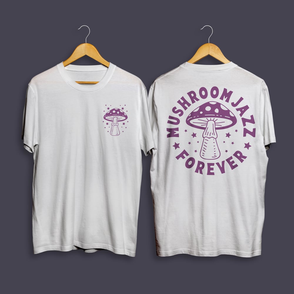 Mushroom Jazz Retro Unisex garment-dyed heavyweight t-shirt