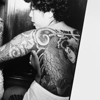 Image 3 of Women tattooed by Horiuno II and Horigorô III, c. 1955, Tokyo - Gelatin silver print.