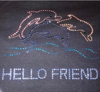Image 1 of  🐬RESTOCK HELLO FRIEND DOLPHIN TEE🐬🩷