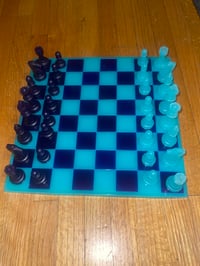 Image 3 of Chess Pieces with Board