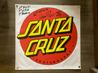 Image 1 of SANTA CRUZ VINYL BANNER 24x24