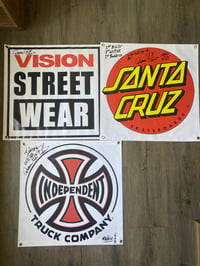 Image 1 of INDY VISION SANTA CRUZ VINYL BANNERS $100