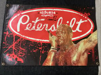 Image 1 of PETERSBILT US BOMBS vinyl BANNER 