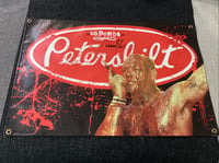 Image 2 of PETERSBILT US BOMBS vinyl BANNER 