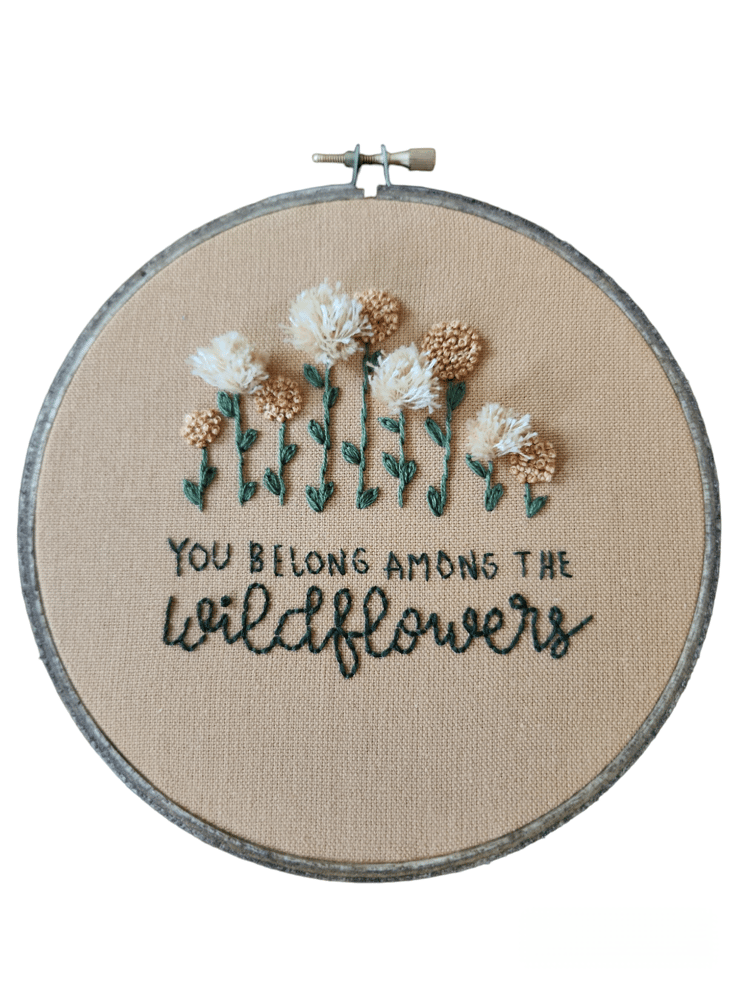 Image of You belong among the wildflowers