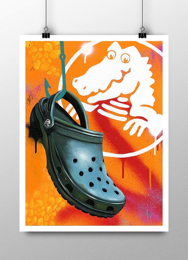 Image of ‘Crocs’ Print (16 x 12 inches)