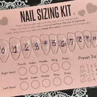 Image 2 of Press On Nail Sizing Kit