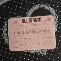 Image 1 of Press On Nail Sizing Kit