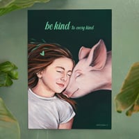 Image 2 of Be kind, be vegan | Poster