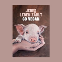 Go vegan | Poster