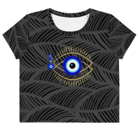 Image 12 of Evil Eye PHSH All-Over Print Crop Tee