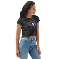 Image 7 of Evil Eye PHSH All-Over Print Crop Tee