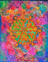 Vibrant Sacred Geometry Prints
