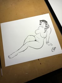 Image 2 of CURVY NUDENIK Original art