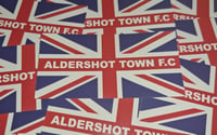 Image 1 of Pack of 25 10x5cm Aldershot Town FC British Football/Ultras/Casuals Stickers.
