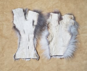 Image of Wolf Legskin Scraps