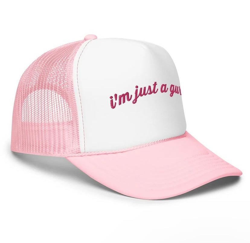 Image of JUST A GURL trucker hat