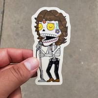 Jim Morrison Calavera Vinyl Sticker