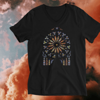 Image 3 of ⚥ 'Cathedral' S/S V-Neck Shirt